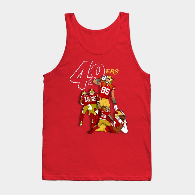 49ers Tank Top by Mic jr